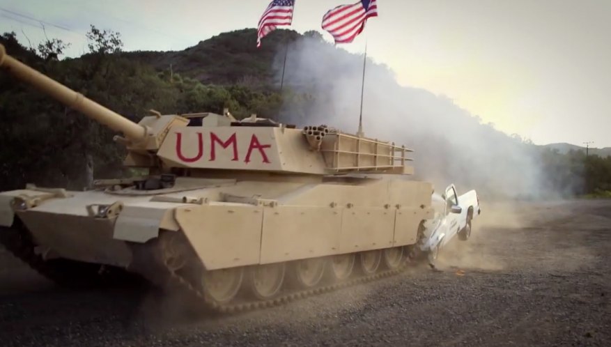 Made for Movie M1 'Abrams' in "Fall Out Boy Uma Thurman, 2015"