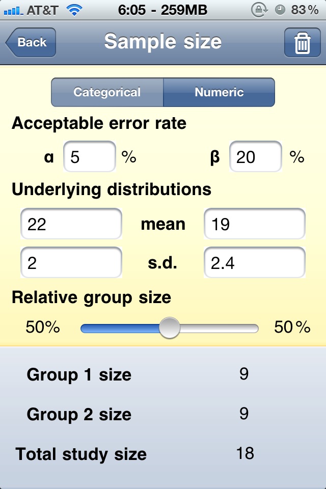 BioStats Calculator app, for the “On the Go” evidence based medical