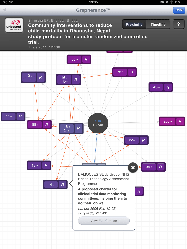 PubMed graphical interface search with new MedLine app