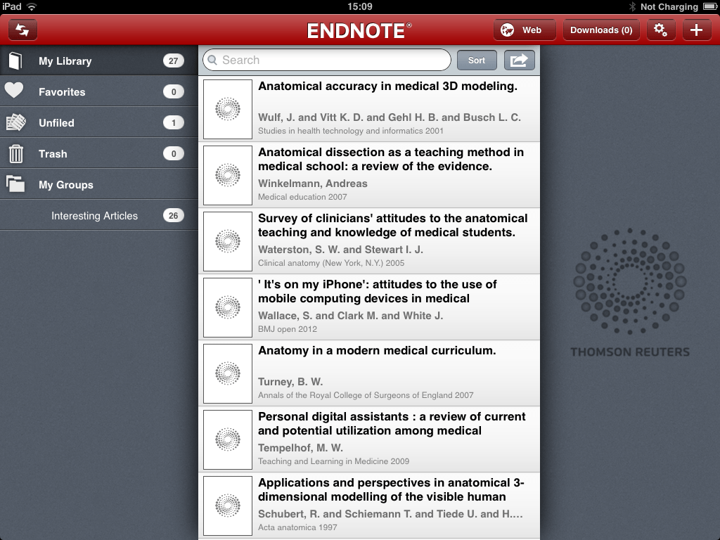 EndNote for iPad medical app review