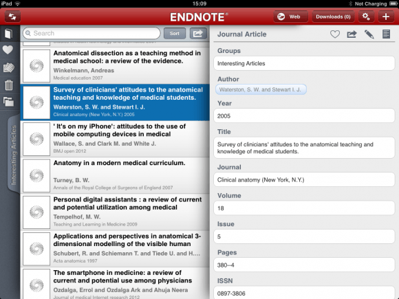 Endnote vs.. well, everything else – The Thesis.