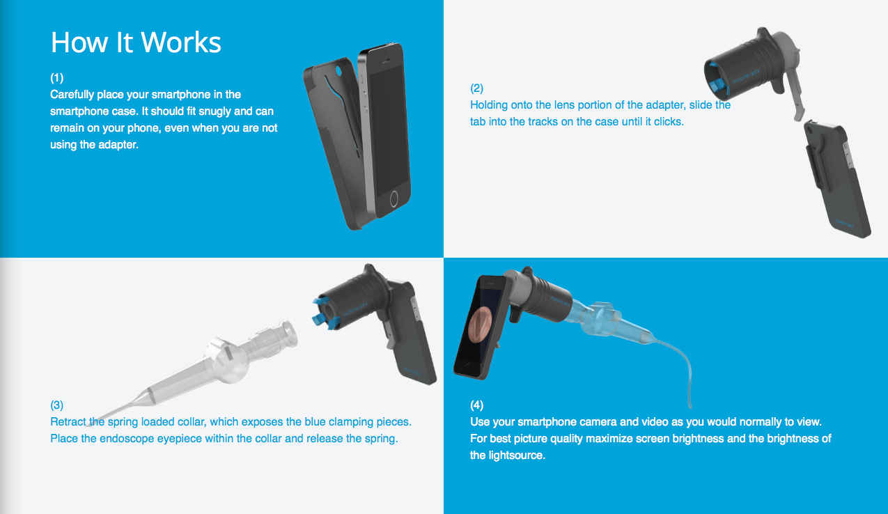 Mobileoptx makes iPhone into portable endoscope iMedicalApps