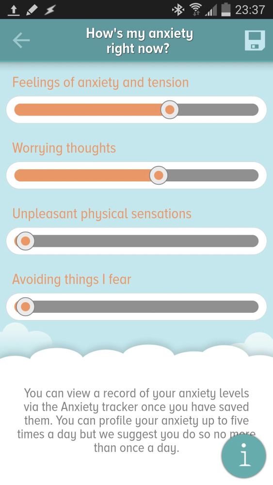 Review of SAM, an anxiety app for iPhone & Android