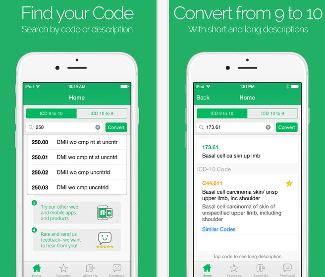 Best free ICD10 apps for iPhone and Android