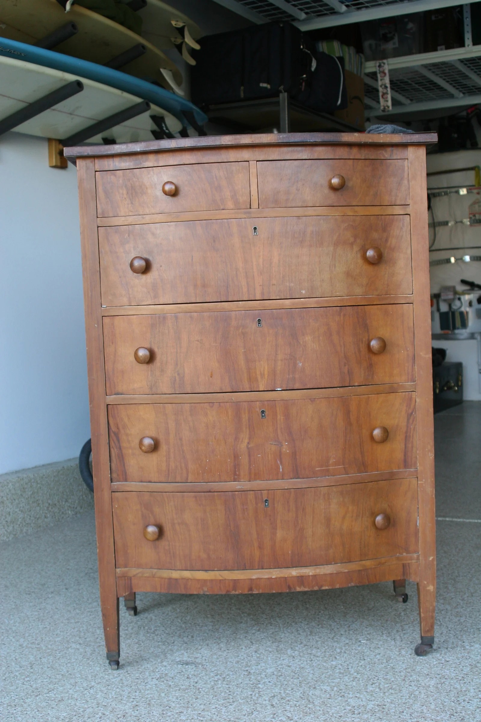 queen anne dresser refinishing part 1 —