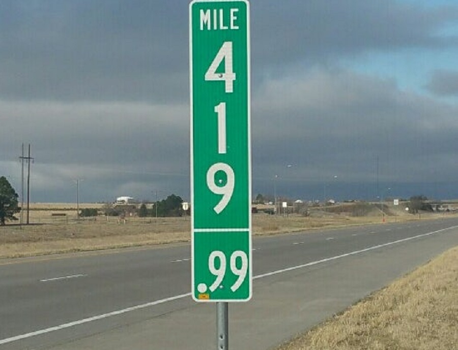 Colorado replaces 420 mile marker with 419.99 after multiple thefts I
