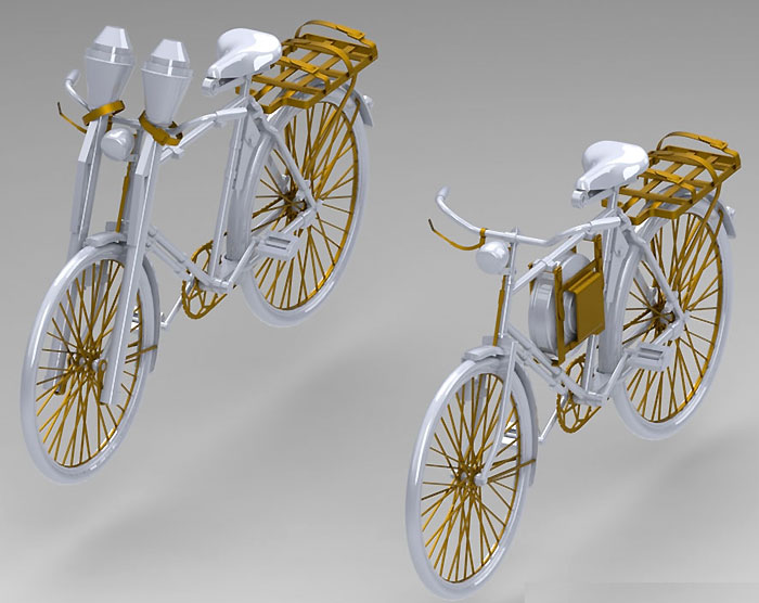ドイツ 軍用自転車 マスターボックス プラモデル