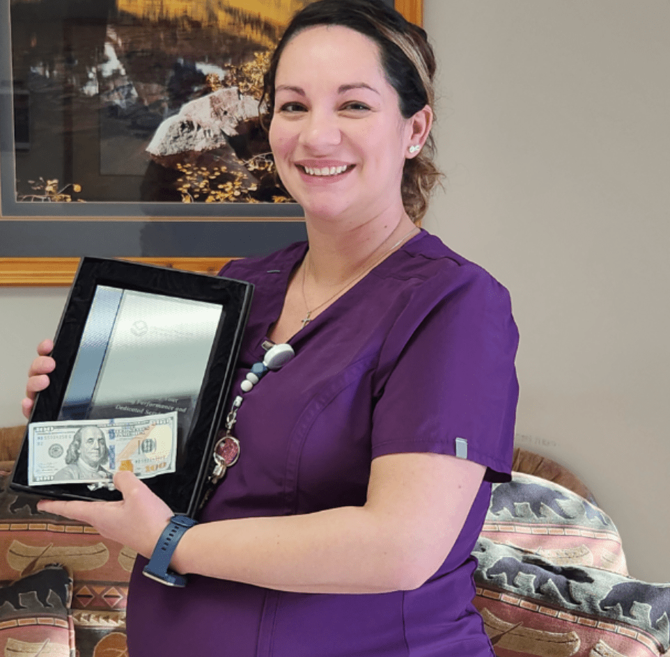 Congratulations to Our December Employee of the Month! Memorial