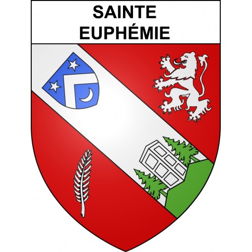 SainteEuphémie 01 ville sticker blason écusson autocollant adhésif eBay