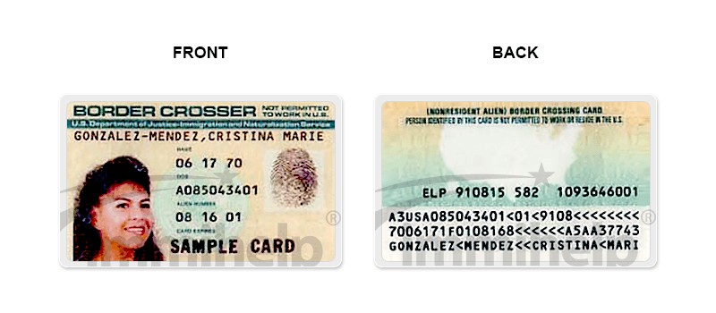 B1 B2 Visa Border Crossing Card Number Location Număr Blog