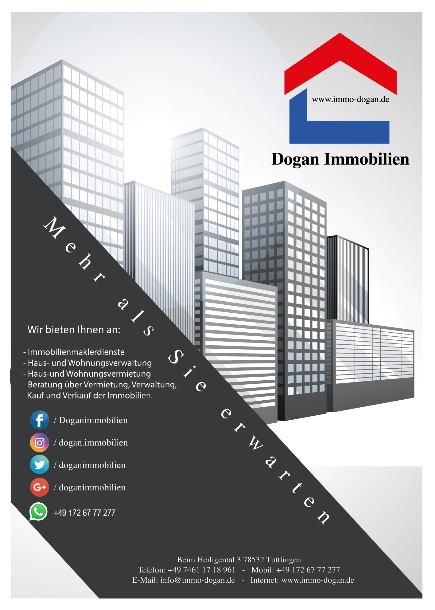 Dogan Immobilien, Immobilienmakler, Tuttlingen Konstanz VillingenSchwenningen Rottweil