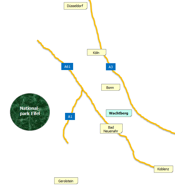 Wachtberg Karte Ferienidylle Wachtberg