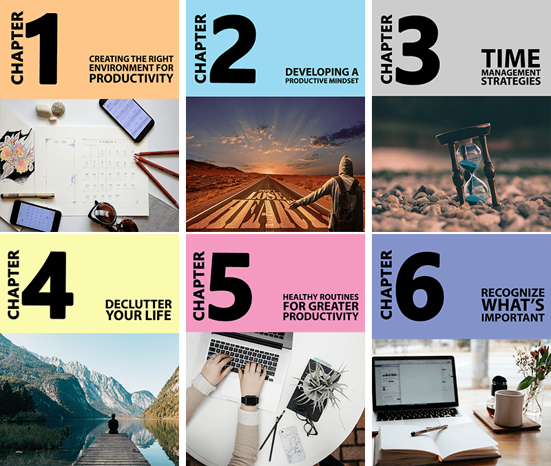 Peak Productivity Blueprint Chapter Graphics