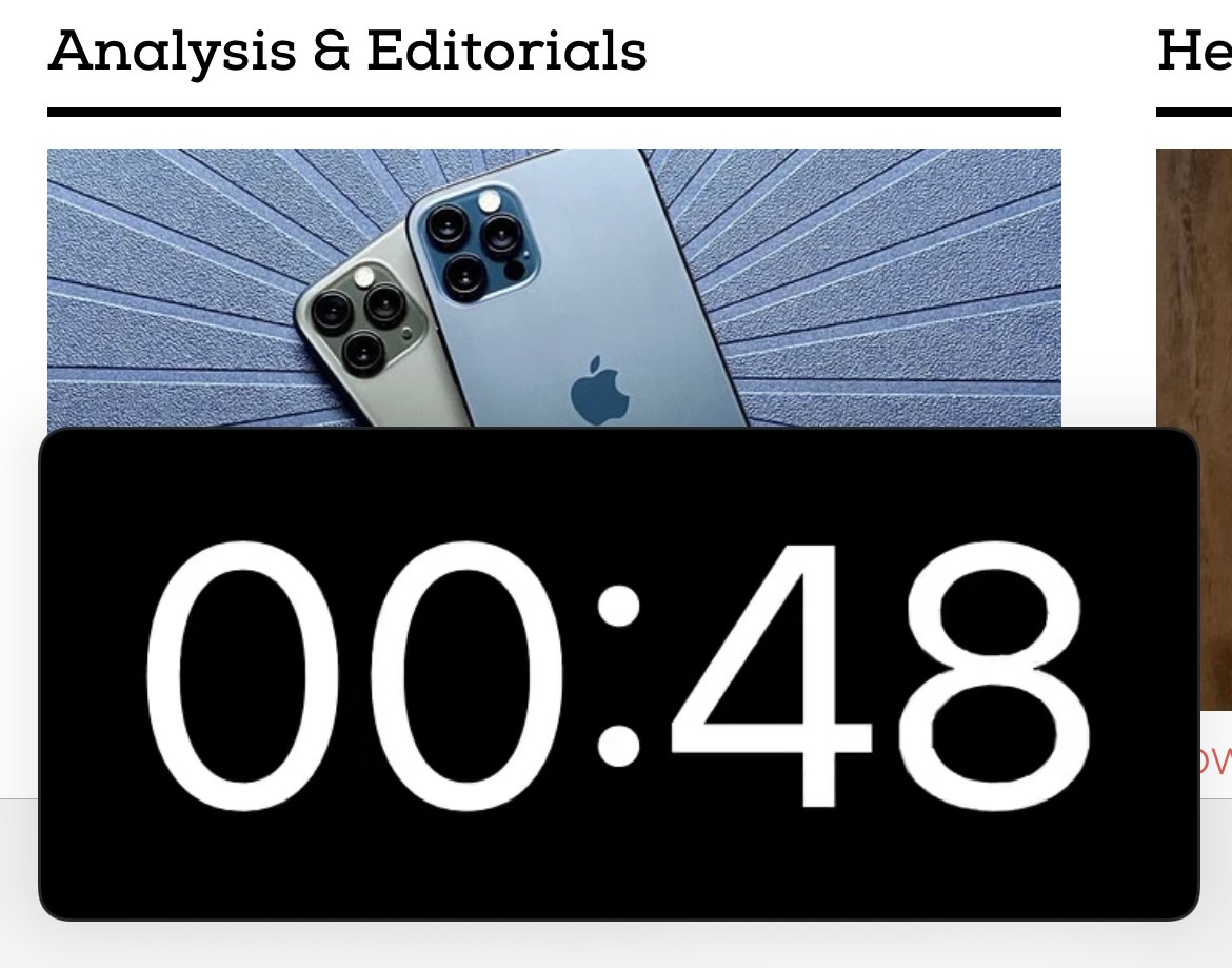 This app puts timers & stopwatches on your iPhone, iPad screen no