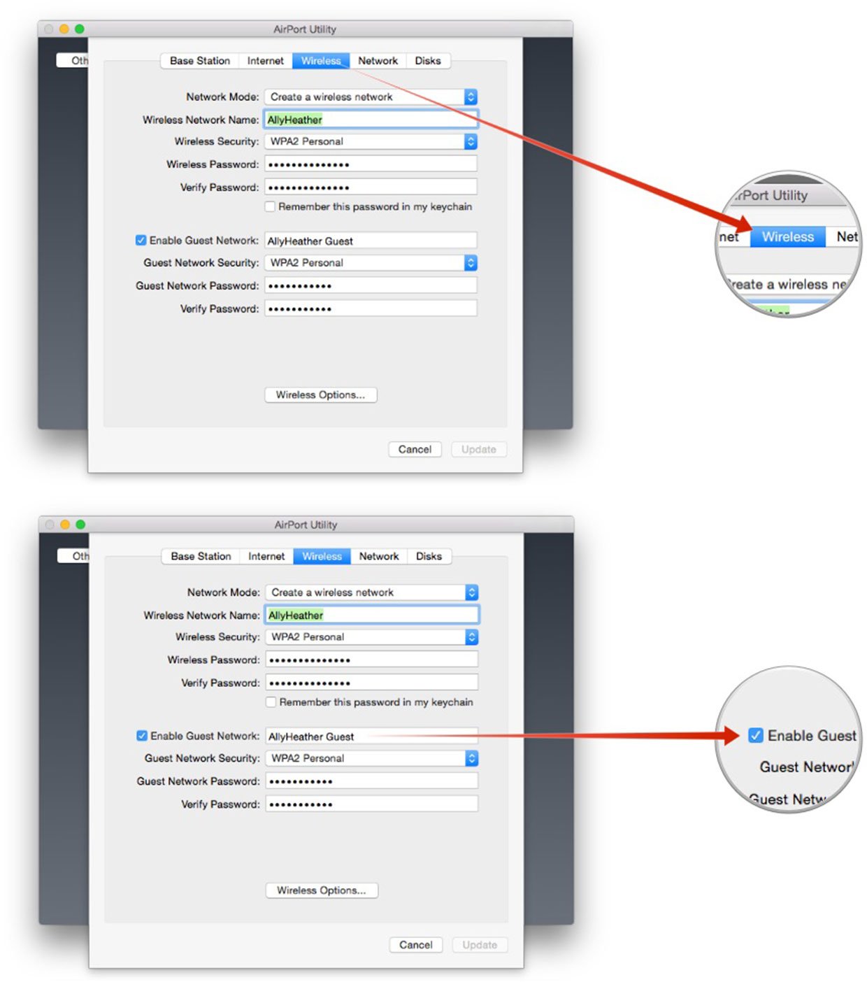 Mac Help Creating a guest network iMore
