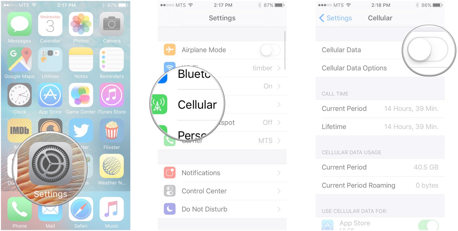 How to turn off cellular data and track your usage on your iPhone and