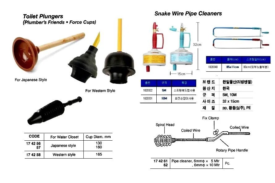174256TOILET PLUNGER DIAM 130MM, FOR JAPANESE STYLE MIQ Consumables