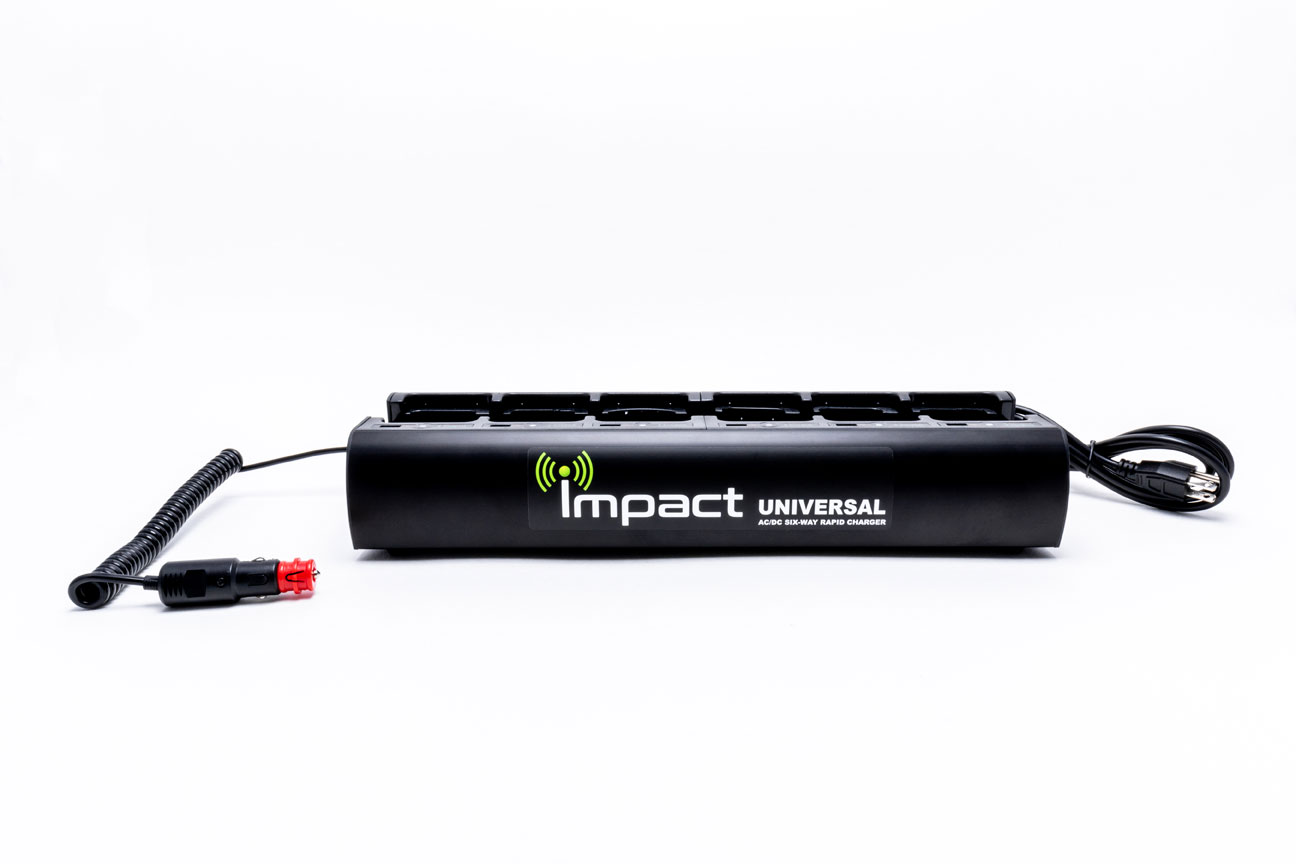 Universal Rapid 6Bank TwoWay Radio Battery Charger with USB Device