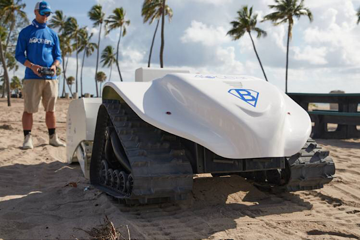 This SolarPowered Robot Is Basically a Beach Cleaning Roomba Impact Lab