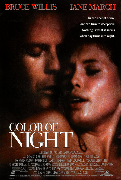 Color Of Night Movie Poster (1 of 2) IMP Awards
