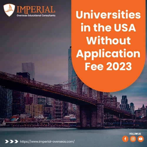 Universities in the USA Without Application Fee 2023
