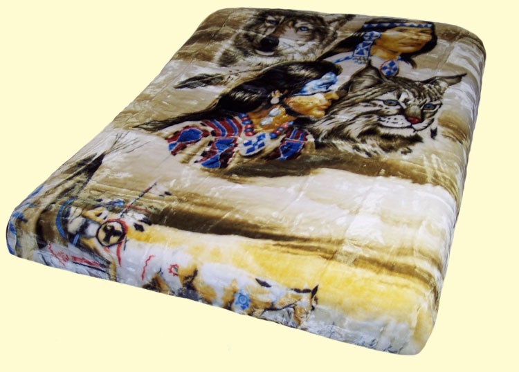 Imported Blankets > Signature Collection Queen Mink Blankets > Luxury