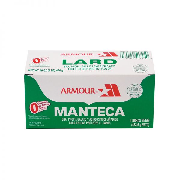 ARMOUR LARD 24/1 LBS. Importmex