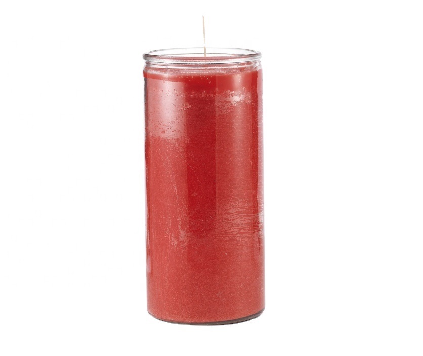 CANDLE PLAIN RED 12/1 CT Importmex