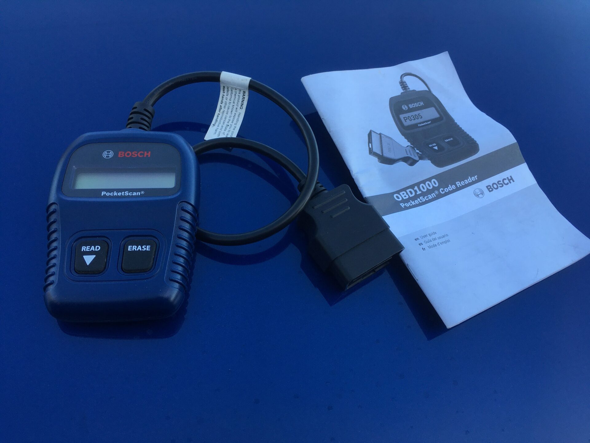 BOSCH OBD 1000 Diagnostic Vehicle Scanner Moderate Bang for Buck on