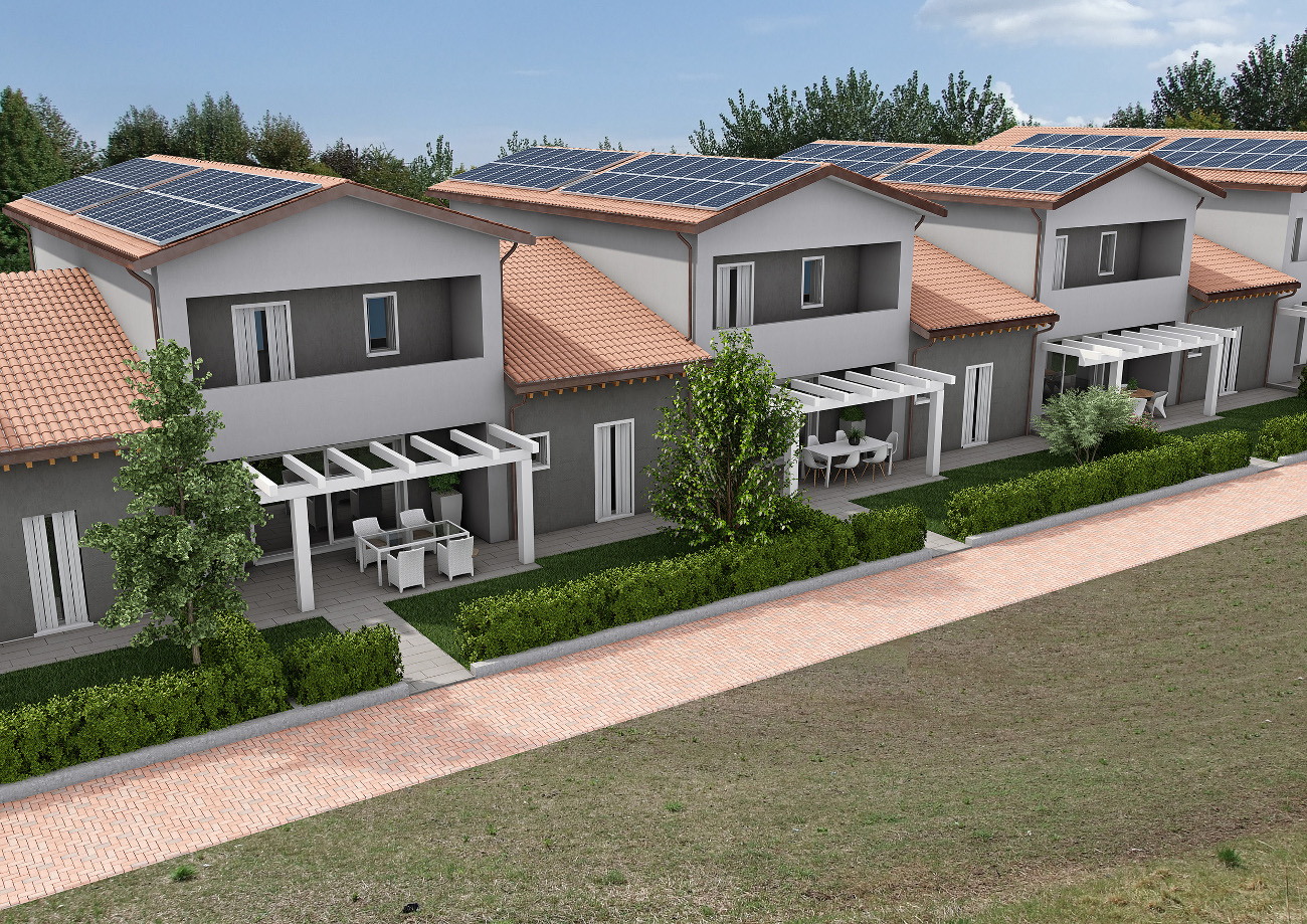 Prospetti Case A Schiera Tischlampe