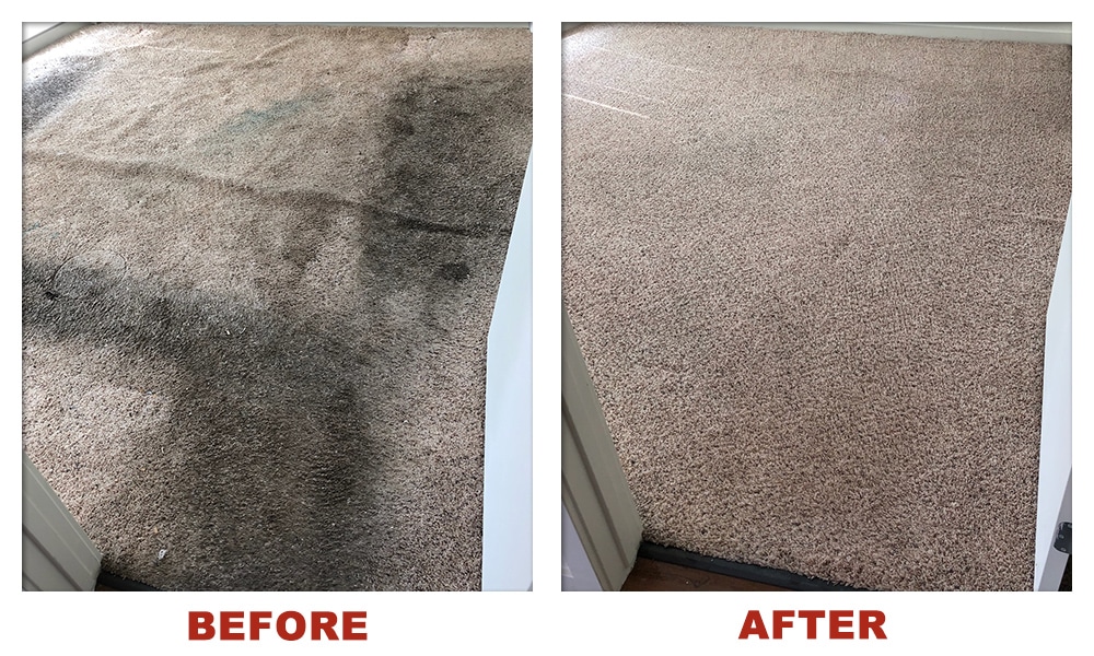 Before and After Gallery Impression Carpet Cleaning and Repair
