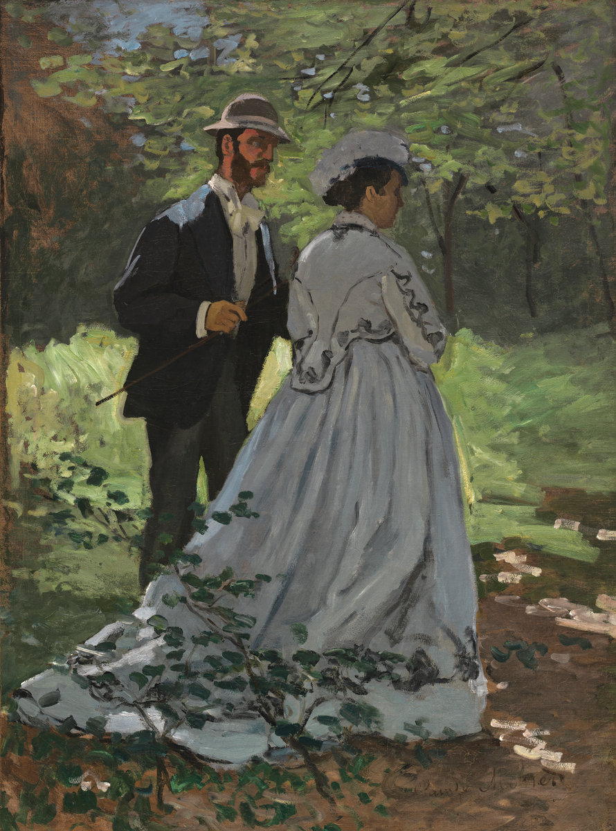 Top Impressionist Paintings Claude The Strollers, 1865