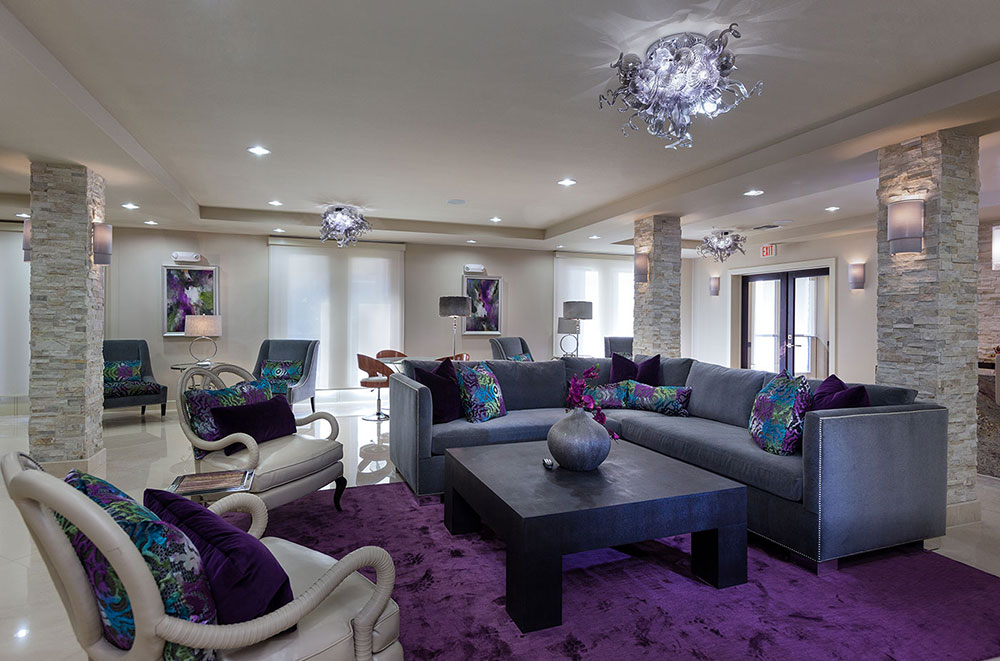 Gray Purple Living Room Ideas Baci Living Room