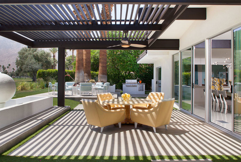 Cozy Contemporary Pergola With Simple Design