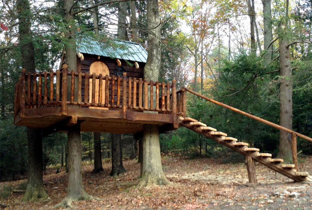 Cool Treehouse Design Ideas To Build (44 Pictures)