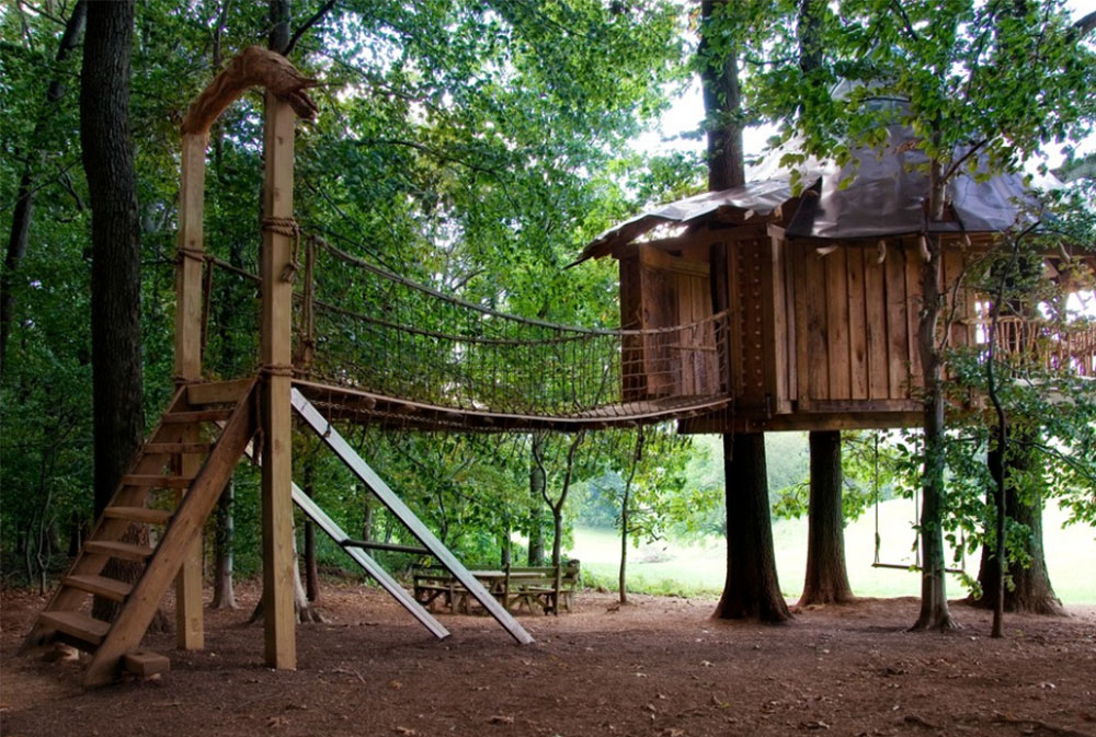 Cool Treehouse Design Ideas To Build (44 Pictures)
