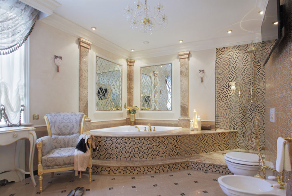 Modern Corner Bathtub Ideas (29 Pictures)