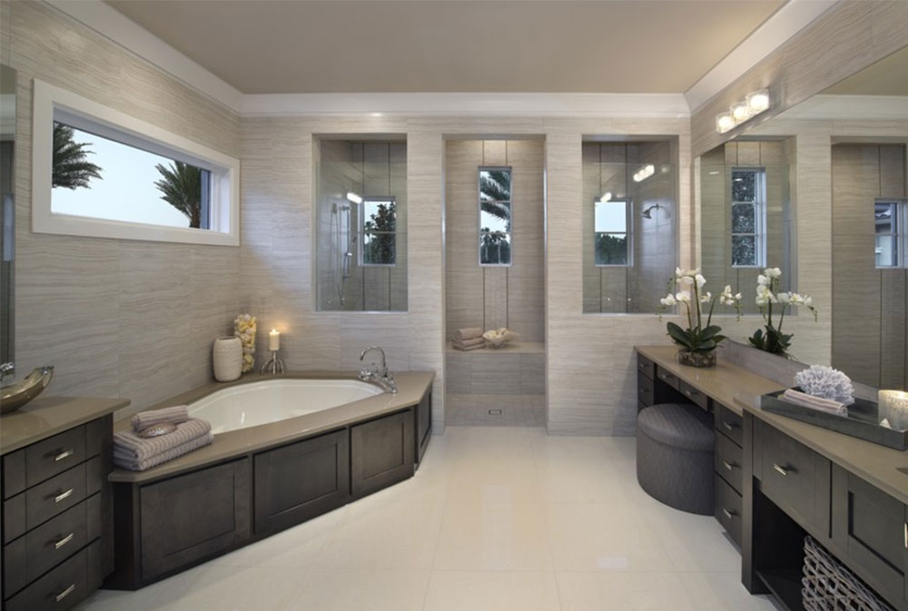 Modern Corner Bathtub Ideas (29 Pictures)