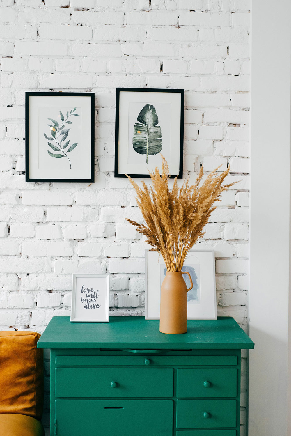 How to hang pictures on brick without making mistakes