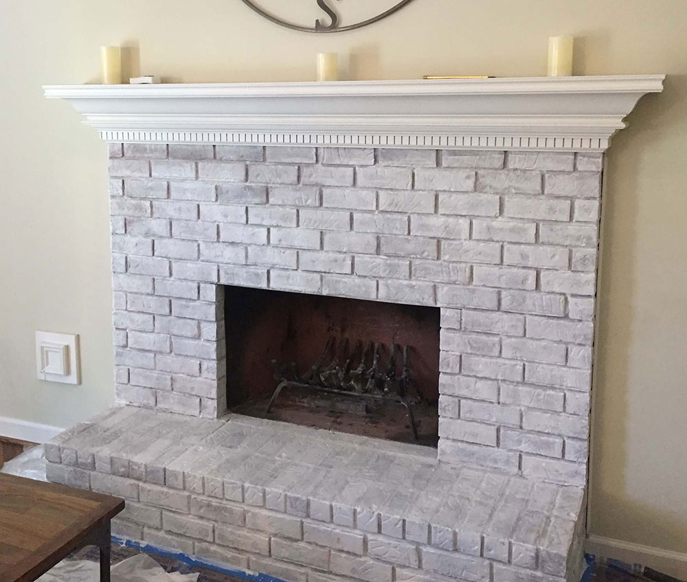 What Type Of Paint For Brick Fireplace Fireplace Guide by Linda