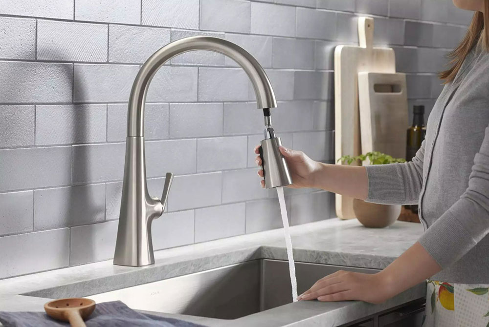 How to increase water pressure in the kitchen sink