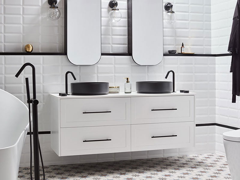 Bathroom Trend Alert Spotlight on Black Matte Finish
