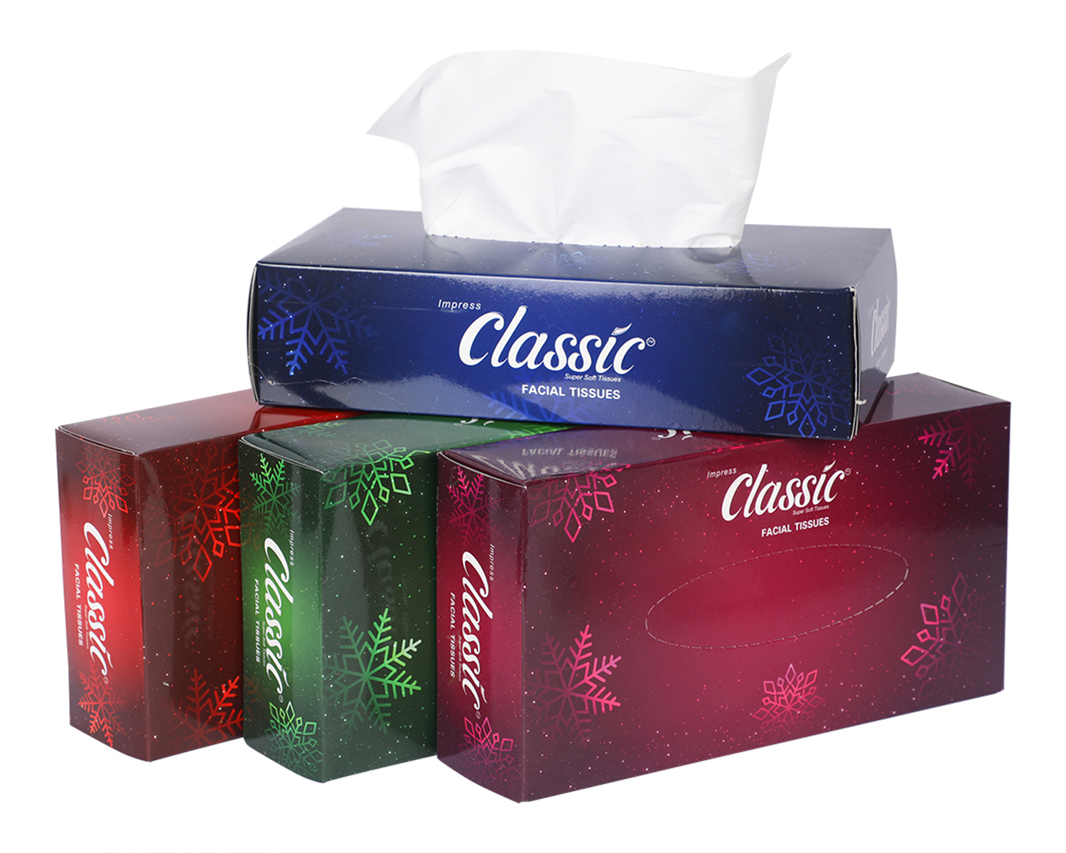 Facial Tissue Box Impress Paper