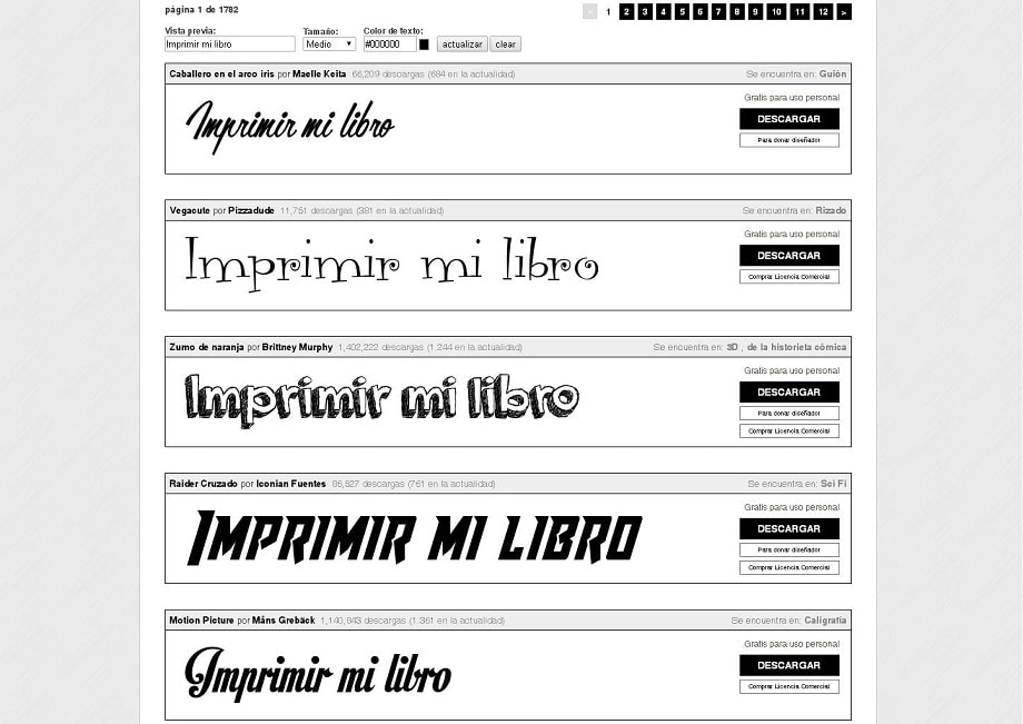 Descubre los 5 mejores sitios para descargar fuentes
