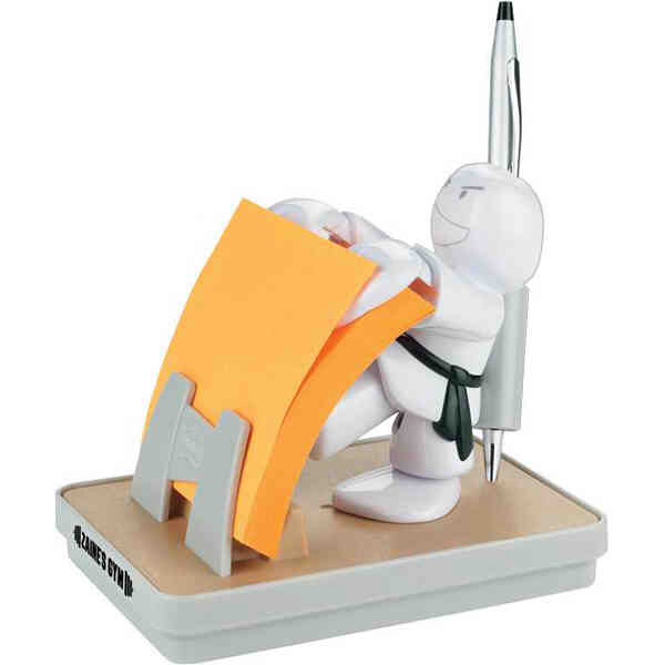 Martial Arts PostIt Dispenser and Puppy / Dog Tape Dispenser