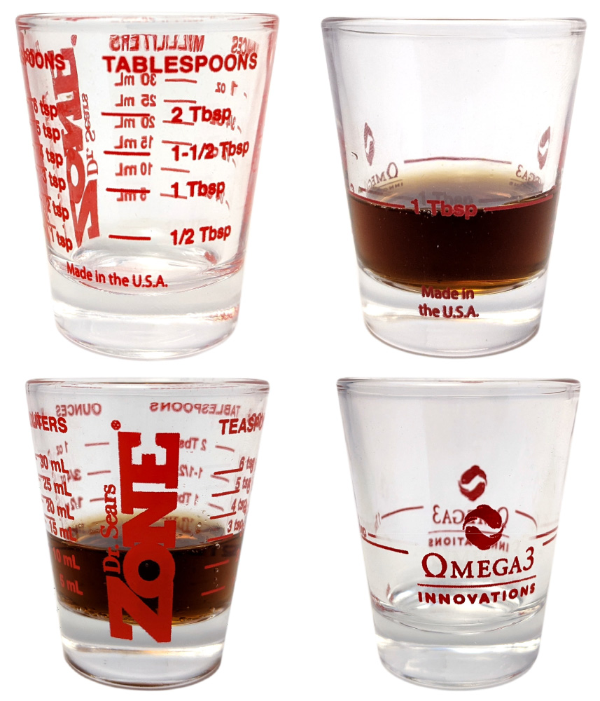 Measuring Shot Glass Mini Measure Custom Printed