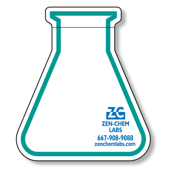 Flask Shaped Sticky Notes Custom Printed Promotional