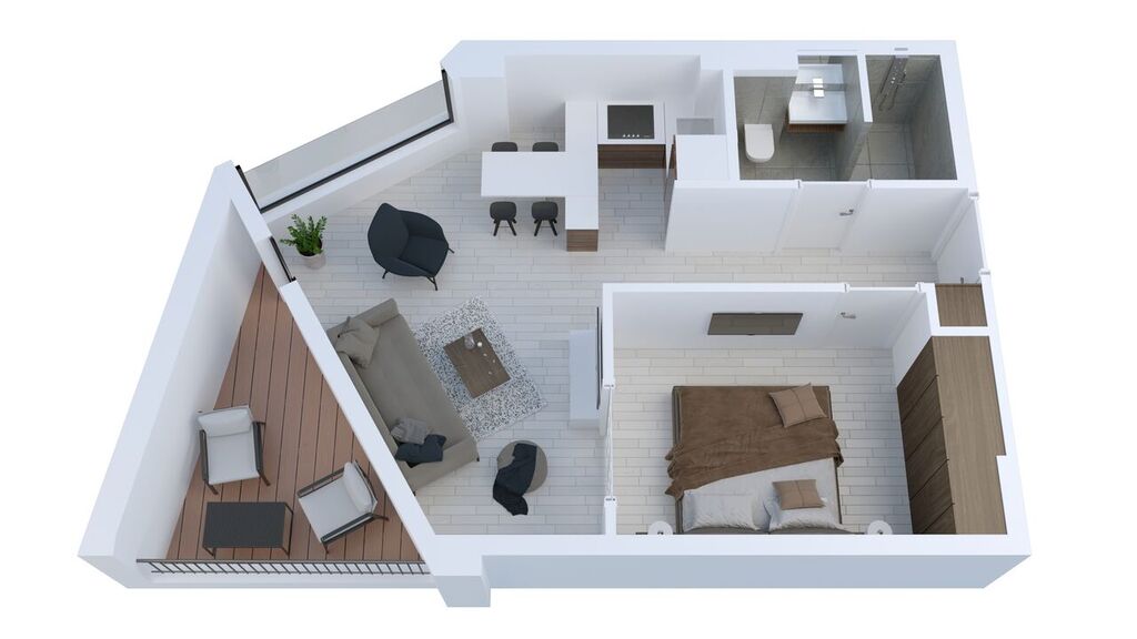 Jednosoban stan u izgradnji u Tivtu IM Property Group