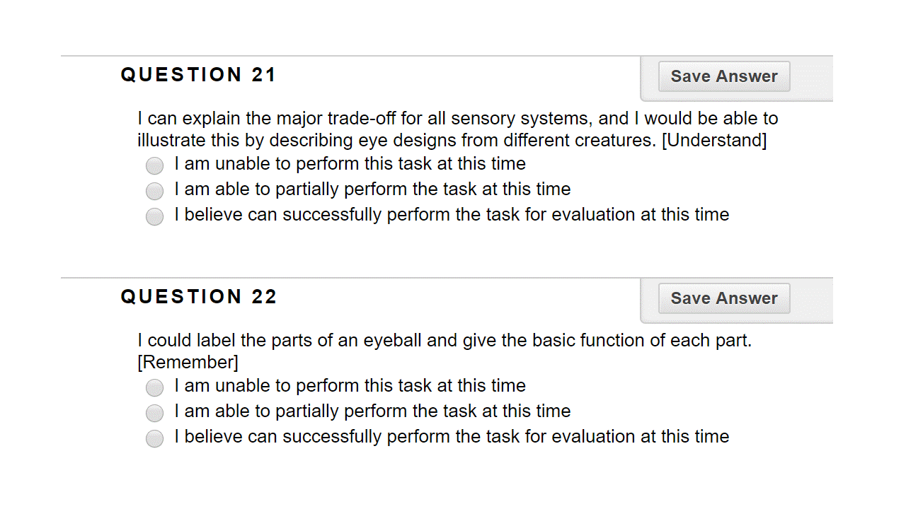 Supporting Student SelfAssessment with Knowledge Surveys Improve