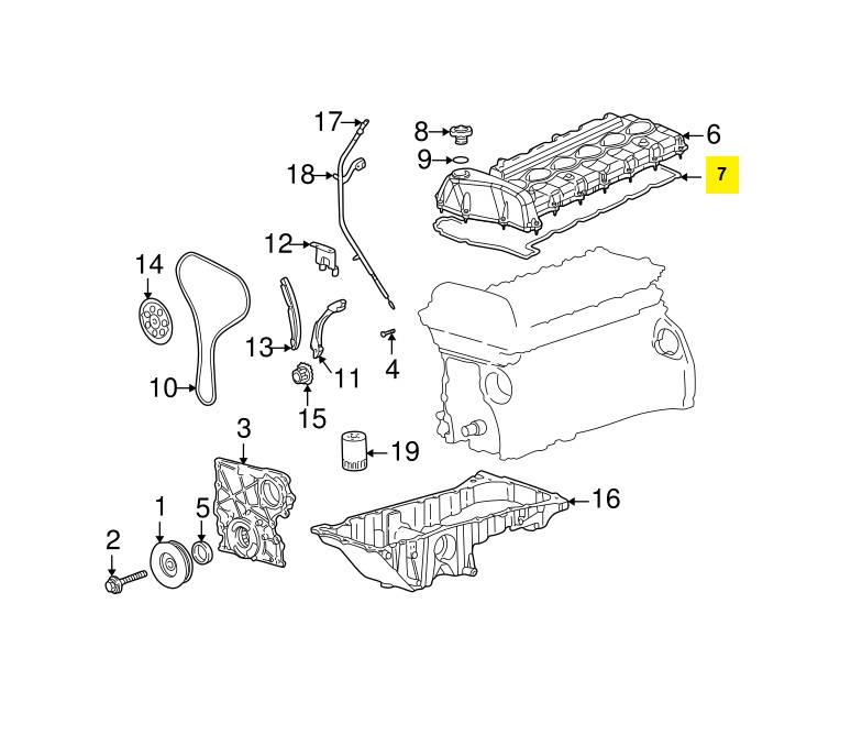 IMS GENUINE GM HUMMER VALVE COVER GASKET 89018220 HUMMER H3 3.7L 20062010 IMS Motorsports